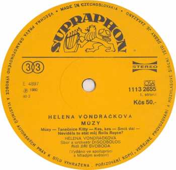 LP Helena Vondráčková: Múzy 399940