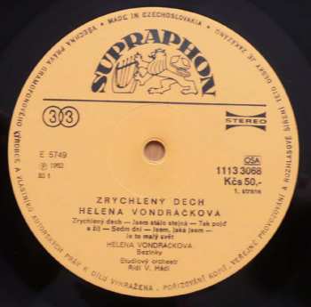 LP Helena Vondráčková: Zrychlený Dech