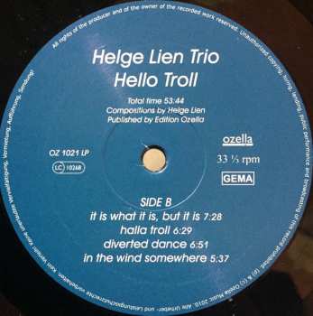 LP Helge Lien Trio: Hello Troll 77279