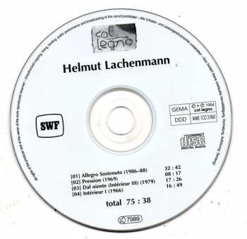 CD Helmut Lachenmann: Allegro Sostenuto / Pression / Dal Niente / Intérieur I 255554