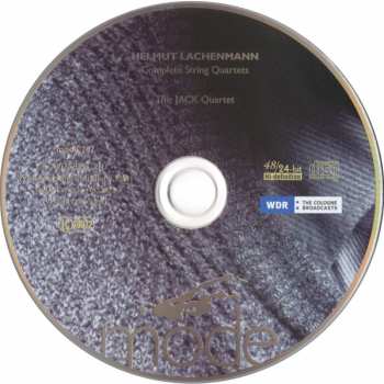 CD Helmut Lachenmann: Complete String Quartets 391602