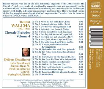 CD Helmut Walcha: Choral Preludes・4 = コラール前奏曲集 第4集 367398
