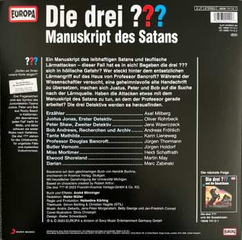 2LP Hendrik Buchna: Die Drei ??? 221 - Manuskript Des Satans