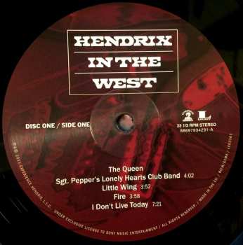 2LP Jimi Hendrix: Hendrix In The West 15872