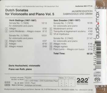 SACD Henk Badings: Dutch Cello Sonatas Vol. 5 114091