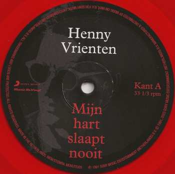 LP Henny Vrienten: Mijn Hart Slaapt Nooit LTD | NUM | CLR 495654
