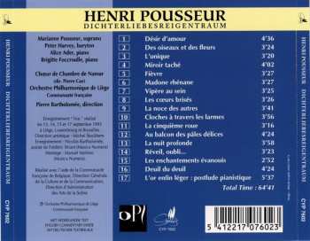 CD Henri Pousseur: Dichterliebesreigentraum 324073