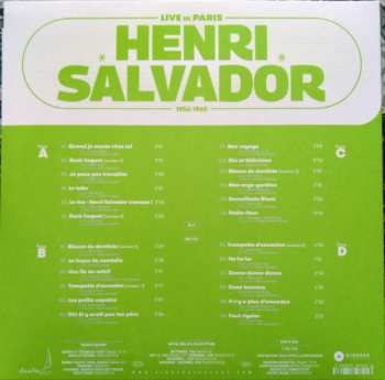 2LP Henri Salvador: Live In Paris 1956-1960 393339