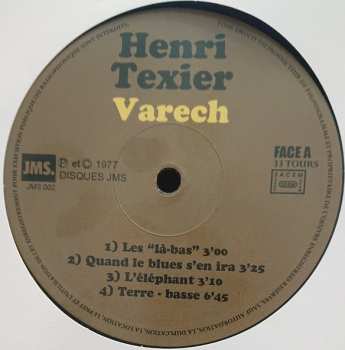LP Henri Texier: Varech 73249