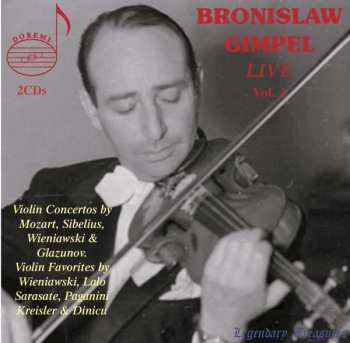 Album Henri Wieniawski: Bronislaw Gimpel - Legendary Treasures Vol.1