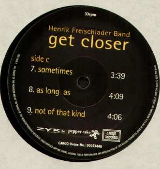 2LP Henrik Freischlader Band: Get Closer 64096