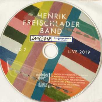2CD Henrik Freischlader Band: Live 2019 117961