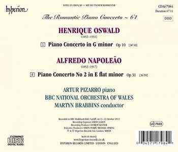 CD Henrique Oswald: Piano Concerto In G Minor, Op 10 / Piano Concerto In E Flat Minor, Op 31 303726