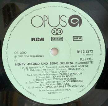 LP Henry Arland: Im Zauber Zärtlicher Melodien 42007