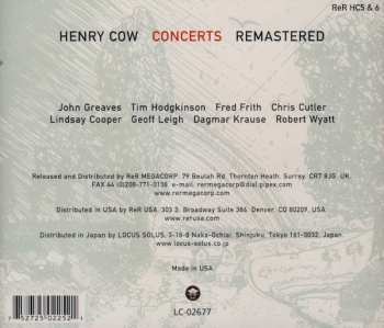 2CD Henry Cow: Concerts 193001
