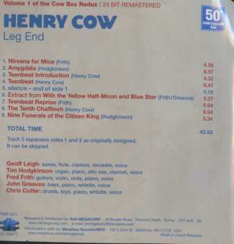 17CD/DVD/Box Set Henry Cow: The Henry Cow Box Redux: The Complete Henry Cow  50th Anniversary 376881