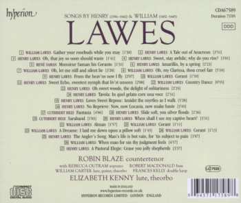 CD Henry Lawes: Songs By Henry And William Lawes 338028