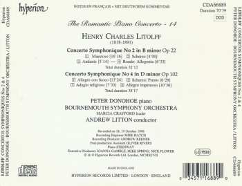 CD Henry Litolff: Concerto Symphonique No 2 In B Minor (First Recording) / Concerto Symphonique No 4 In D Minor 286636