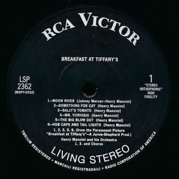 LP Henry Mancini: Breakfast At Tiffany's (Music From The Motion Picture Score) LTD 364599
