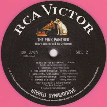 LP Henry Mancini: The Pink Panther (Music From The Film Score) CLR 412870