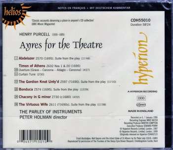 CD Henry Purcell: Ayres For The Theatre: Abdelazer • The Gordian Knot Unty'd • Bonduca • Timon Of Athens • The Virtuous Wife 304766
