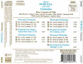 CD Henry Purcell: Fantazias 266732