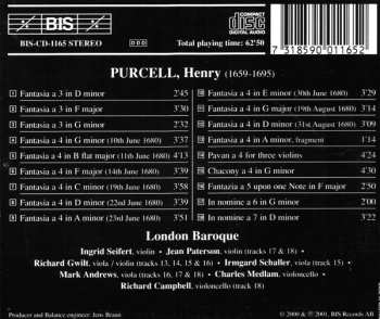 CD Henry Purcell: Fantazias 311252