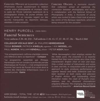 CD/Box Set Henry Purcell: Funeral Sentences 97770