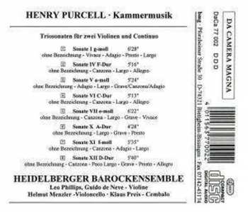 CD Henry Purcell: Kammermusik 342788