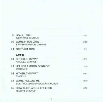 2CD Henry Purcell: King Arthur 445012
