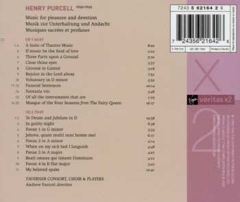 2CD Henry Purcell: Music For Pleasure And Devotion 48610