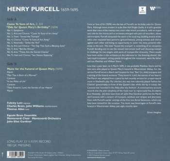 LP Henry Purcell: Music For The Queen Mary - Come Ye Sons Of Arts 442858