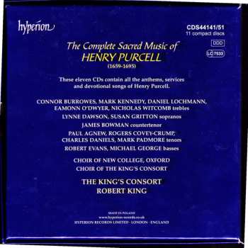 11CD/Box Set Henry Purcell: The Complete Sacred Music Of Henry Purcell 194290
