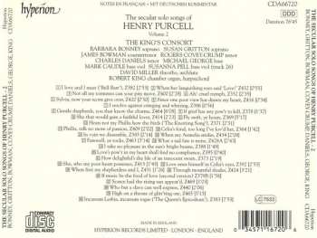CD Henry Purcell: The Secular Solo Songs Of Henry Purcell, Volume 2 346541