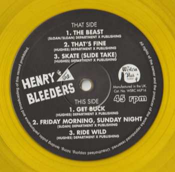 EP Henry & The Bleeders: The Beast LTD | NUM | CLR 73058