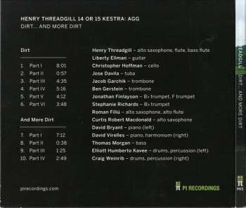 CD Henry Threadgill 14 Or 15 Kestra: Agg: Dirt... And More Dirt 353700
