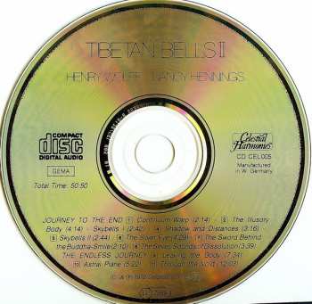CD Henry Wolff & Nancy Hennings: Tibetan Bells II 122091