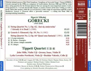 CD Henryk Górecki: Gorecki: Complete String Quartets · 1 332269