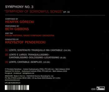 CD Henryk Górecki: Symphony No. 3 (Symphony Of Sorrowful Songs) Op. 36