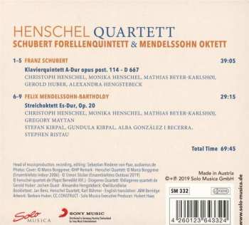 CD Henschel Quartett: Schubert Forellenquintett & Mendelssohn Octet 284779