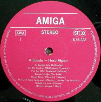 LP Herb Alpert: A Banda 404397