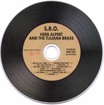 CD Herb Alpert & The Tijuana Brass: S.R.O. 92820