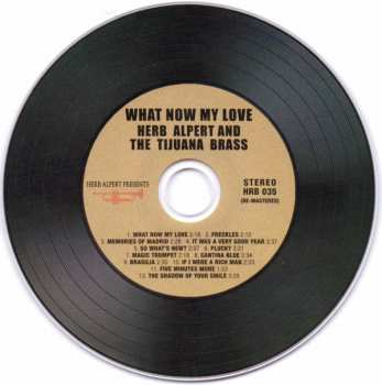 CD Herb Alpert & The Tijuana Brass: What Now My Love 408345
