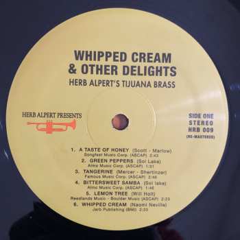 LP Herb Alpert & The Tijuana Brass: Whipped Cream & Other Delights 137426