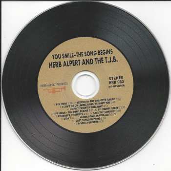 CD Herb Alpert & The Tijuana Brass: You Smile - The Song Begins 447477