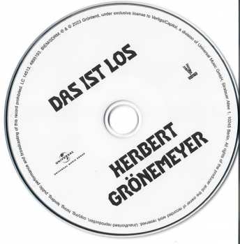 CD Herbert Grönemeyer: Das Ist Los 436331