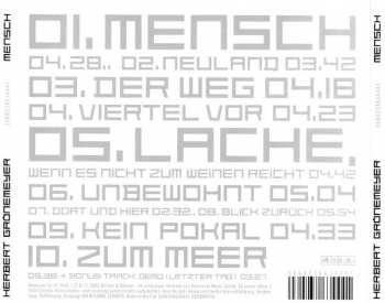 CD Herbert Grönemeyer: Mensch 122185