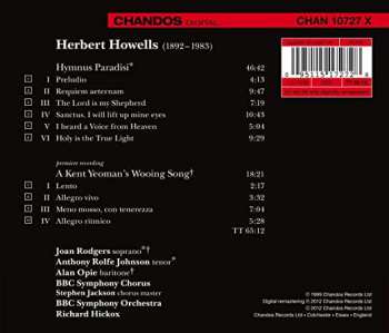 CD Herbert Howells: Hymnus Paradisi - A Kent Yeoman's Wooing Song 309496