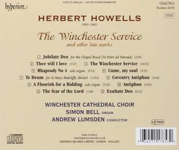 CD Herbert Howells: The Winchester Service 329582