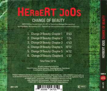 CD Herbert Joos: Change Of Beauty 116556
